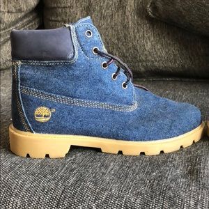 Denim Timberland Boots